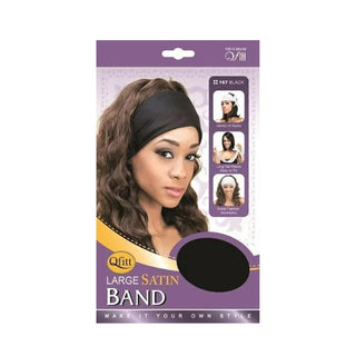 QFITT BANDEAU EN SATIN - NOIR *167