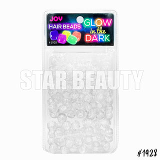 JOY GLOW IN THE DARK HAIR BEADS #1928