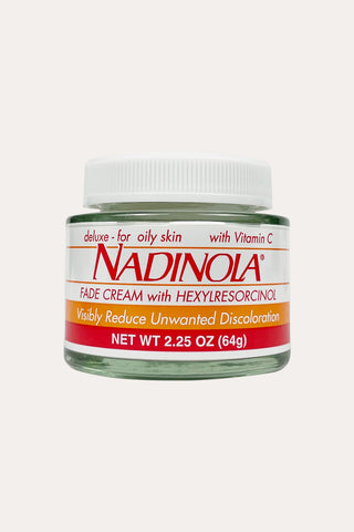 CRÈME ÉCLAIRCISSANTE NADINOLA DELUXE POUR PEAUX GRASSES AVEC VITAMINE C 64g