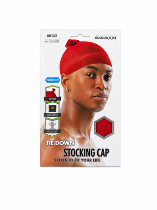 SMOKKIN TIE DOWN STOCKING CAP ONE SIZE