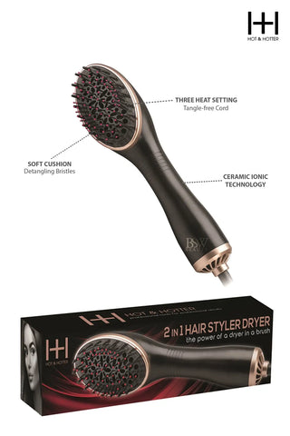ANNIE H&H 2 IN 1 HAIR STYLER DRYER  BRUSH
