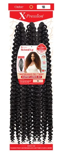 OUTRE X-PRESSION-TWISTED UP-WATERWAVE FRO TWIST SUPER LONG 3X