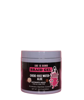 SHE IS BOMB BRAID GEL ULTIMATE HOLD 10.2OZ