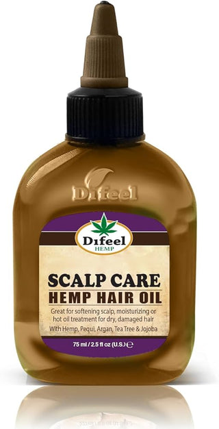 HUILE DE CHANVRE CAPILLAIRE DIFEEL SOIN DU CUIR CHEVELU 99% NATURELLE