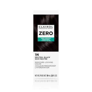 Clairol Professional Zero Ammonia Permanent Liquid Hair Color 2 oz - 1N Neutral Black