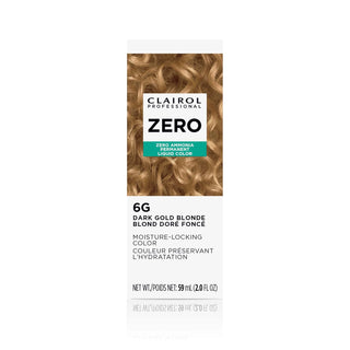 Clairol Professional Zero Ammonia Permanent Liquid Hair Color 2 oz - 6G Dark Gold Blonde