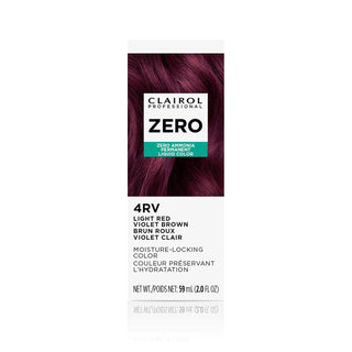 Clairol Professional Zero Ammonia Permanent Liquid Hair Color 2 oz - 4RV Light Red