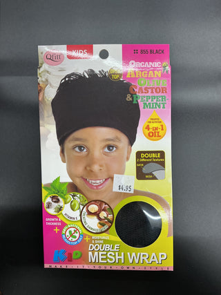 QFITT KIDS ORGANIC DOUBLE MESH WRAP- NOIR *855