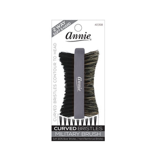 ANNIE CURVED 2- WAY MILITARY BRUSH *2358