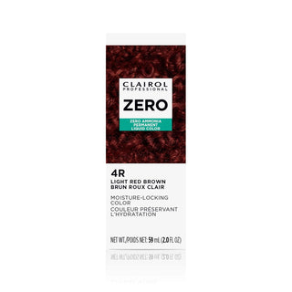 Clairol Professional Zero Ammonia Permanent Liquid Hair Color 2 oz - 4R Light Red Brown