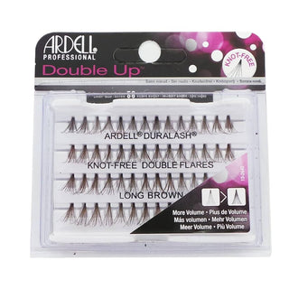 ARDELL KNOT FREE DOUBLE FLARES LONG BROWN -INDIVIDUALS