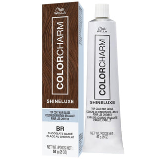 Wella Colorcharm Shineluxe Hair Gloss 2 oz - BR Chocolate Glace