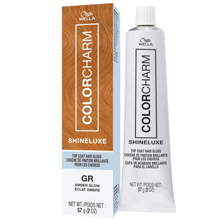 Wella Colorcharm Shineluxe Hair Gloss 2 oz - GR Amber Glow