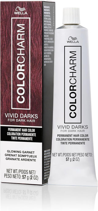 Wella Colorcharm Vivid Darks Hair Color 2 oz - Glowing Garnet