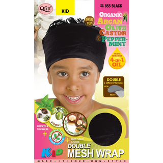QFITT ENFANT DOUBLE FILET ENVELOPPANT - NOIR *855