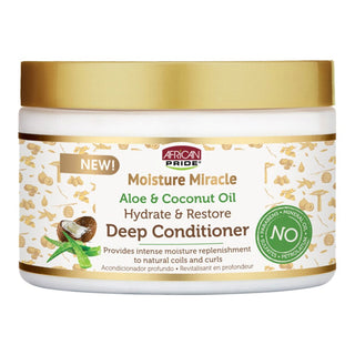 AFRICAN PRIDE ALOE & COCONUT OIL DEEP CONDITIONER 12OZ