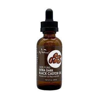 BY NATURES EXTRA DARK BLACK CASTOR OIL 2 OZ