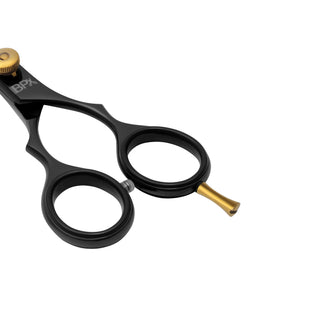 BPX BARBER THINNING SHEARS 6.5" BLACK TITANIUM COATED