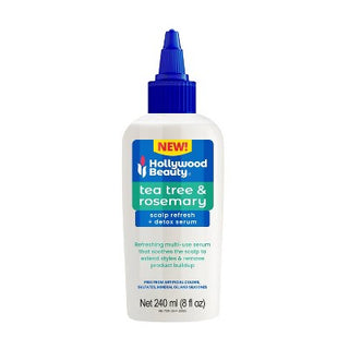 HOLLYWOOD BEAUTY TEA TREE & ROSEMARY SCALP REFRESH + DETOX SERUM 8 OZ