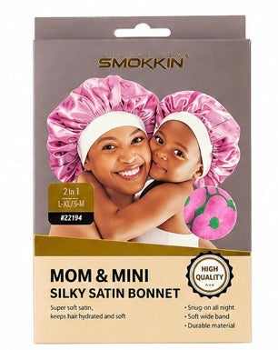 MOM & MINI SILKY STAIN BONNET L-XL