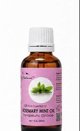 BY NATURES 100% PURE ESSENTIAL ROSEMARY MINT OIL 1OZ