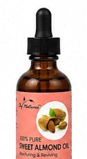 BY NATURES 100% PURE SWEET ALMO OIL 2 OZ