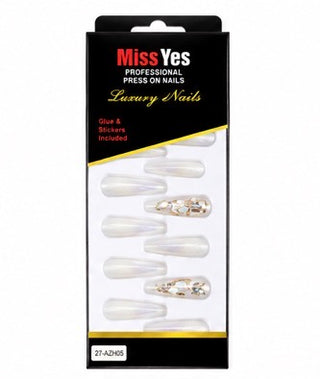 MISS YES PROFISSIONAL LUXURY NAILS (GLUE STICKER INCLUDED)