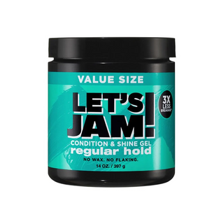 LETS JAM GEL FIXANT ET BRILLANT TENUE NORMALE 14OZ