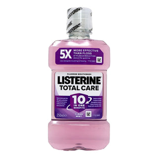 LISTERINE SOIN TOTAL BAIN DE BOUCHE AU FLUOR MENTHE FRAÎCHE 250ML