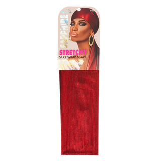 FOULARDS ÉLASTIQUES SOYEUX DE REMI SAPPHIRE - 60 LONGUEUR BOURGOGNE * 4524