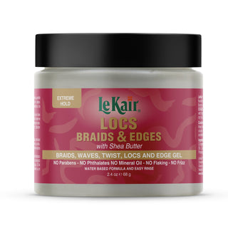Gel pour tresses, mèches et bords LEKAIR 2,4 oz