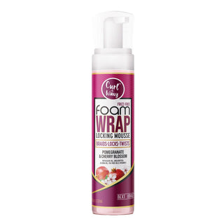 NEXT IMAGE CURL - N - WAVY FOAM WRAP LOCKING MOUSSE POMEGRANATE & CHERRY BLOSSOM 8OZ