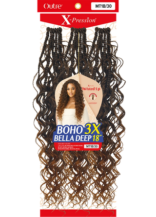 OUTRE X-PRESSION - TWISTED UP - BOHO BELLA DEEP 18" 3X