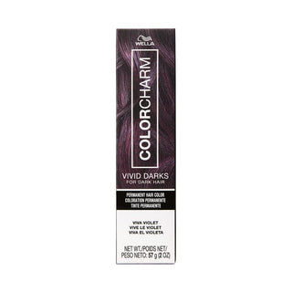 Wella Colorcharm Vivid Darks Hair Color 2 oz - Viva Violet
