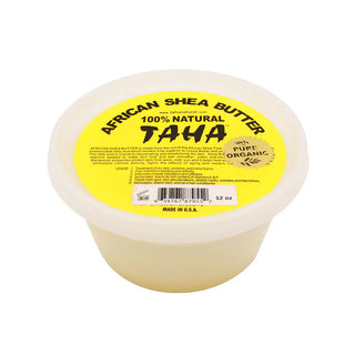 TAHA 100% SHEA BUTTER SOLID 12OZ
