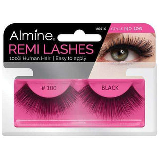 ALMINE BLACK REMI LASHES #6476