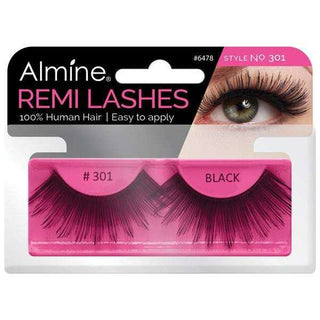 ALMINE BLACK REMI LASHES #6478