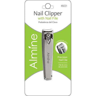 ALMINE Nail Clipper with File Small *6031 - Beautylicious Canada