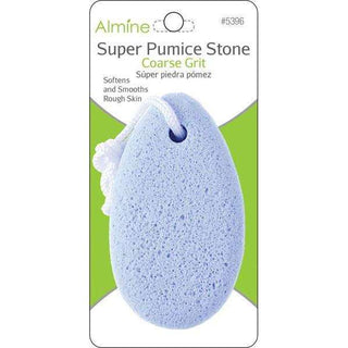 ALMINE Pumice Stone Egg Shape White *5396 - Beautylicious Canada