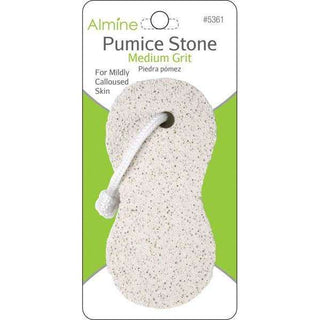 ALMINE Pumice Stone Peanut Shape Standard Grit *5361 - Beautylicious Canada