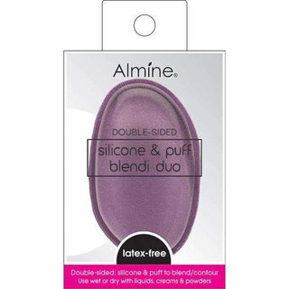 ALMINE Silicone & Puff Blendi Duo Leafshape Latex Free *4278 - Beautylicious Canada