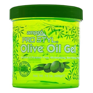 AMPRO STYLING GEL [OLIVE] 15OZ - Beautylicious Canada