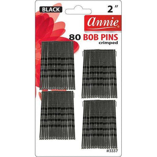 Annie Bob Pins 2" 80Ct Black *3337 - Beautylicious Canada