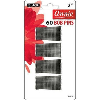 Annie Bob Pins 2In 60Ct Black *3108 - Beautylicious Canada