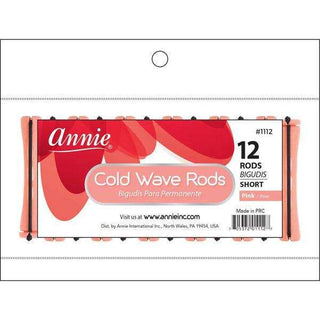 Annie Cold Wave Rods Short 12Ct Pink *1112 - Beautylicious Canada