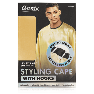 Annie Cutting Cape with Stretchable Hook Gold *3970 - Beautylicious Canada