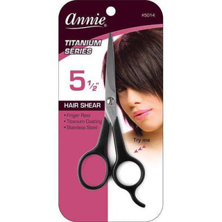 Annie Professional Stainless Hair Shears 5.5 Inch Titanium Coat *5014 - Beautylicious Canada