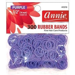 ANNIE PURPLE 1/2" 300 RUBBER BANDS *3218 - Beautylicious Canada