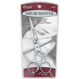 Annie Shear Master Hair Scissors 5.5 Inch Silver *5035 - Beautylicious Canada