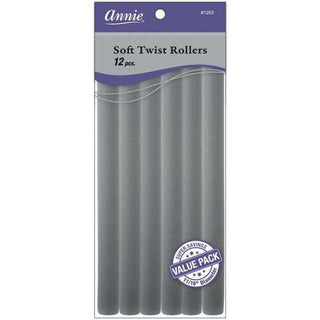 ANNIE 12CT SOFT TWIST ROLLERS 10" - #1263